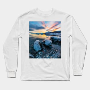 Beautiful Sunrise at Lake Tornetrask Long Sleeve T-Shirt